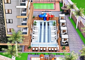 Просторная квартира 1+1 в районе Тосмур