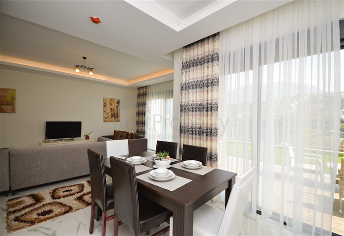 Современная и новая вилла планировкой 3+1 в районе Каргыджак