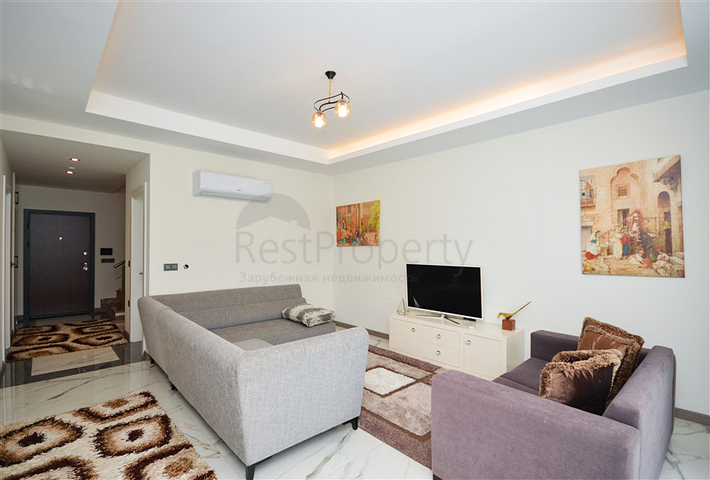 Современная и новая вилла планировкой 3+1 в районе Каргыджак