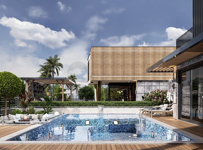 Новый комплекс отдельно стоящих вилл рядом с морем