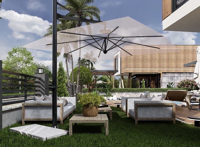 Новый комплекс отдельно стоящих вилл рядом с морем