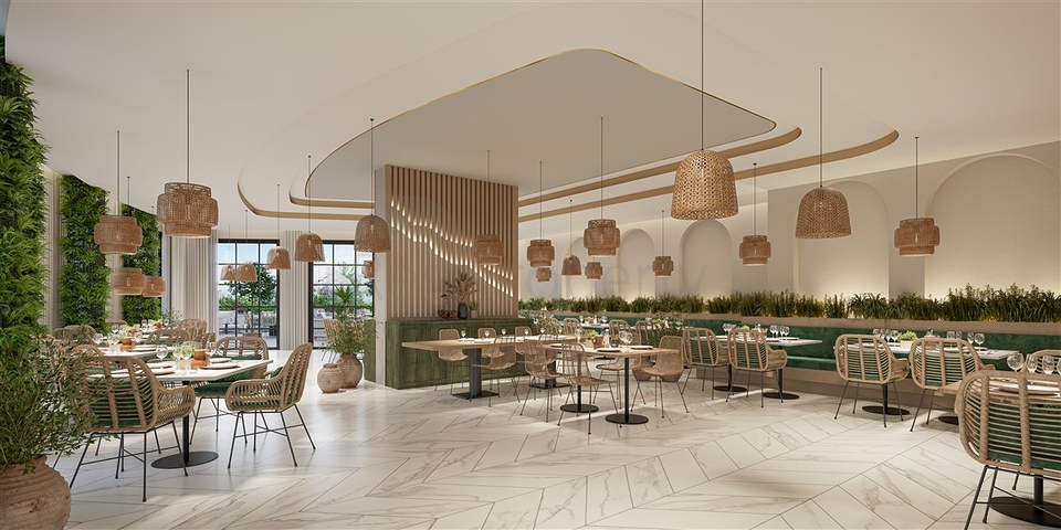 Комплекс на завершающей стадии строительства в 150 метрах от моря