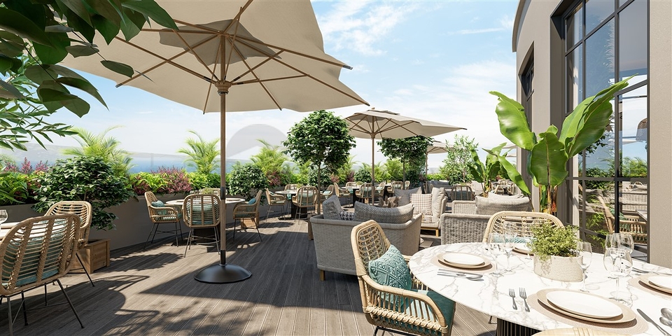 Комплекс на завершающей стадии строительства в 150 метрах от моря