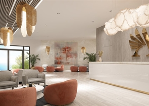 Комплекс на завершающей стадии строительства в 150 метрах от моря