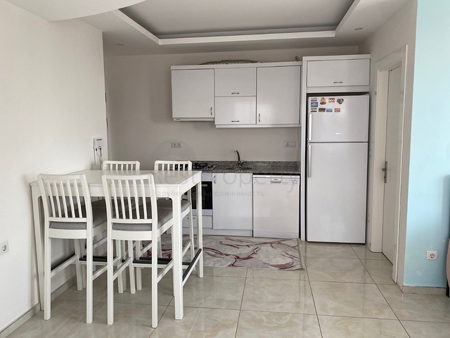 Квартира – студия на первой береговой линии в Махмутларе