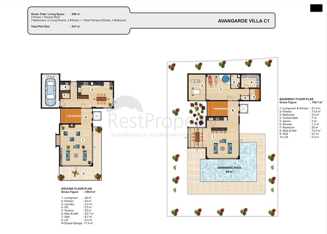 Роскошные виллы на территории уникального комплекса