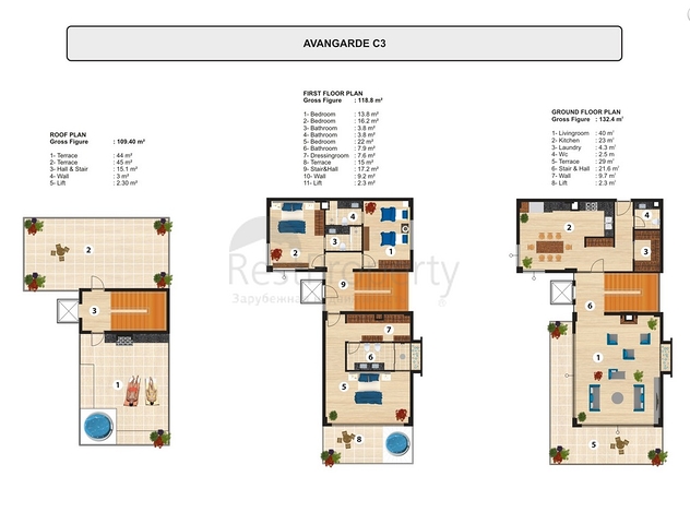 Роскошные виллы на территории уникального комплекса