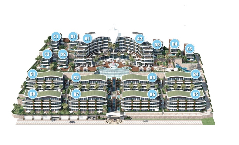 Роскошные виллы на территории уникального комплекса