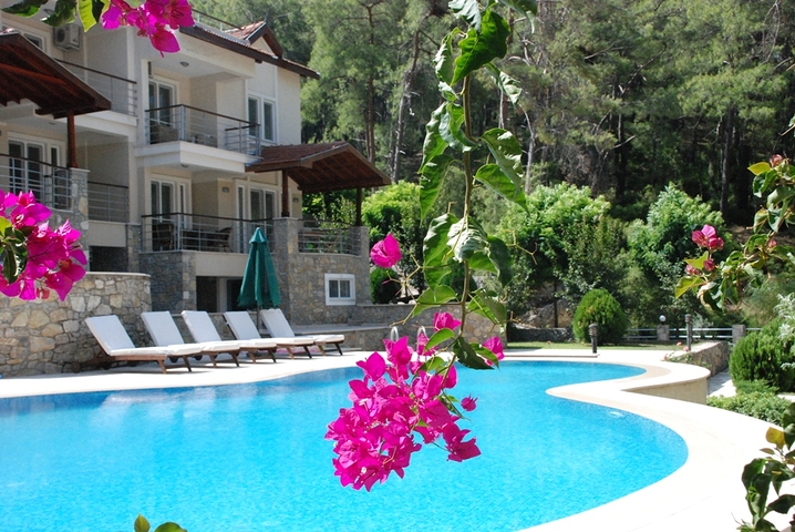 Апартаменты в малоэтажном комплексе в Геджеке Фетхие