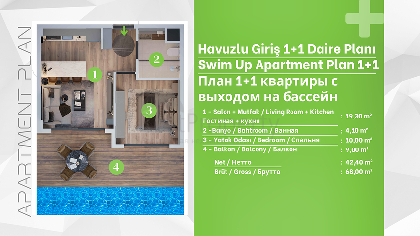 Инвестиционный проект в районе Алтынташ - Анталия 