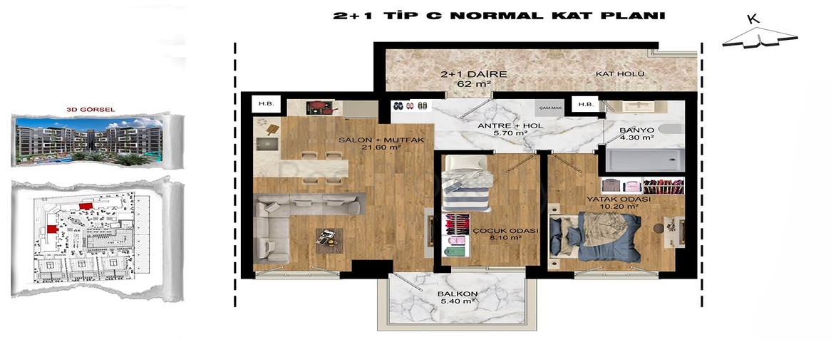 Инвестиционный проект в районе Алтынташ - Анталия