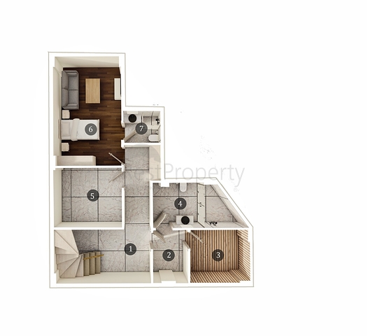 Виллы планировки 3+1 , 4+1 и 5+1 в районе Дошемеалты - Анталия 