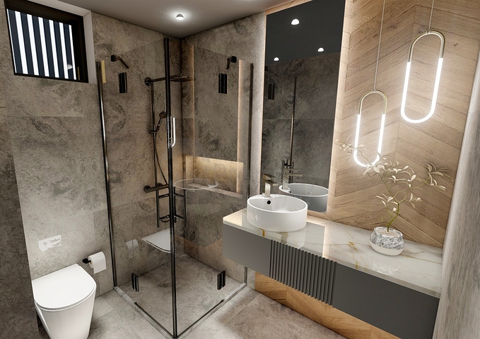 Виллы планировки 3+1 , 4+1 и 5+1 в районе Дошемеалты - Анталия 