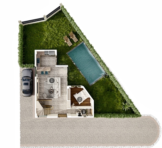 Виллы планировки 3+1 , 4+1 и 5+1 в районе Дошемеалты - Анталия 