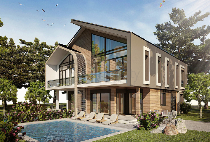 Виллы планировки 3+1 , 4+1 и 5+1 в районе Дошемеалты - Анталия 