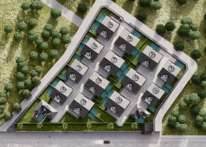 Виллы планировки 3+1 , 4+1 и 5+1 в районе Дошемеалты - Анталия 