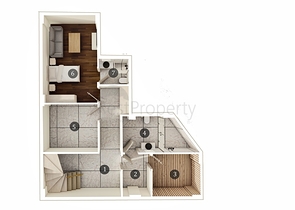 Виллы планировки 3+1 , 4+1 и 5+1 в районе Дошемеалты - Анталия 