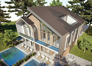 Виллы планировки 3+1 , 4+1 и 5+1 в районе Дошемеалты - Анталия 