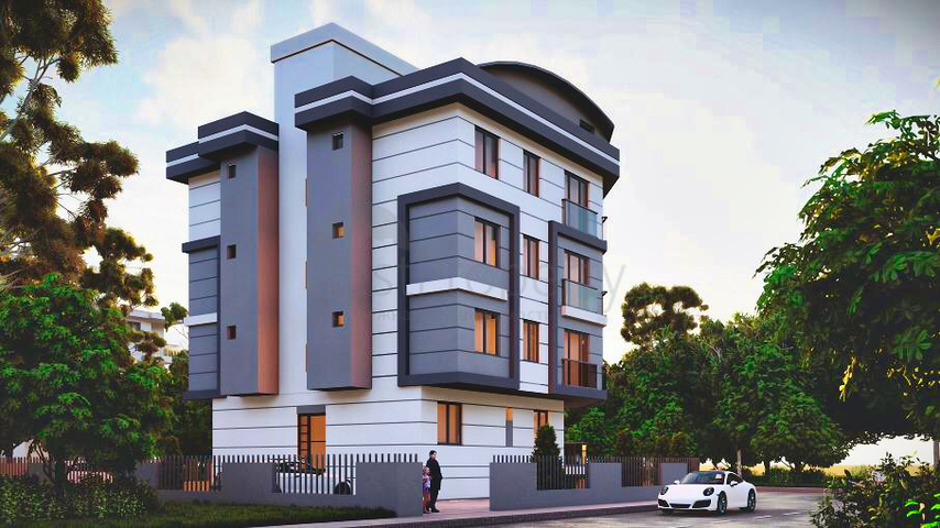 Квартиры планировки 2+1 и 3+1 дуплекс в районе Кепез - Анталия  