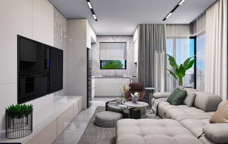 Квартиры планировки 2+1 дуплекс в микрорайоне Хурма - Анталия