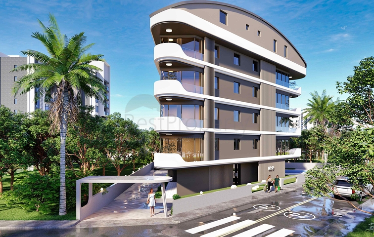 Квартиры планировки 2+1 дуплекс в микрорайоне Хурма - Анталия