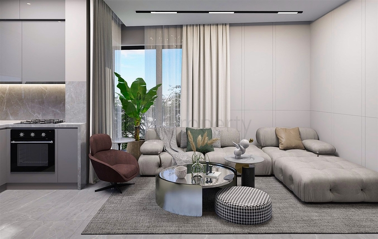 Квартиры планировки 2+1 дуплекс в микрорайоне Хурма - Анталия