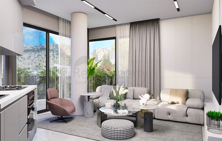 Квартиры планировки 2+1 дуплекс в микрорайоне Хурма - Анталия