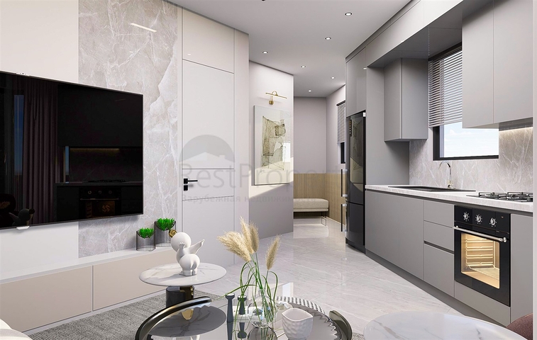 Квартиры планировки 2+1 дуплекс в микрорайоне Хурма - Анталия