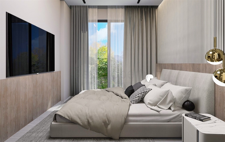 Квартиры планировки 2+1 дуплекс в микрорайоне Хурма - Анталия