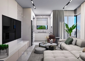 Квартиры планировки 2+1 дуплекс в микрорайоне Хурма - Анталия