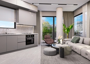 Квартиры планировки 2+1 дуплекс в микрорайоне Хурма - Анталия