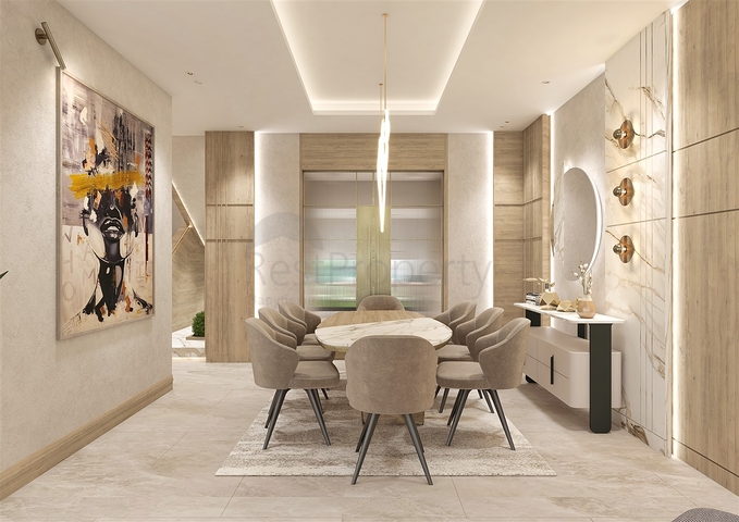 Виллы планировки 4+1 в районе Дошемеалты - Анталия 