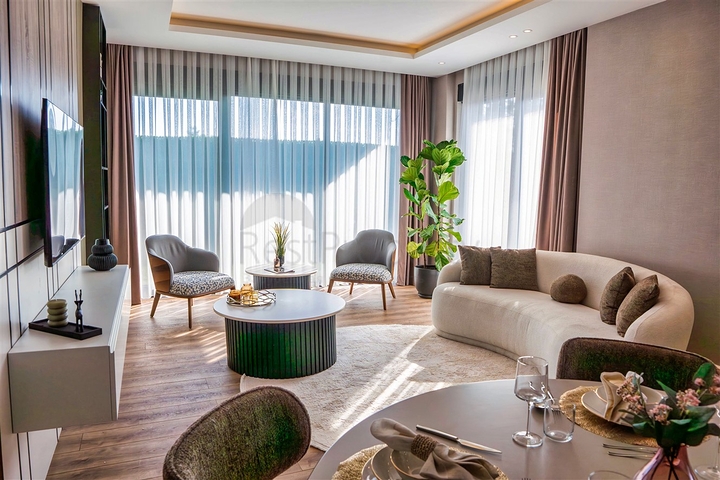 Виллы планировки 4+1 в районе Дошемеалты - Анталия 