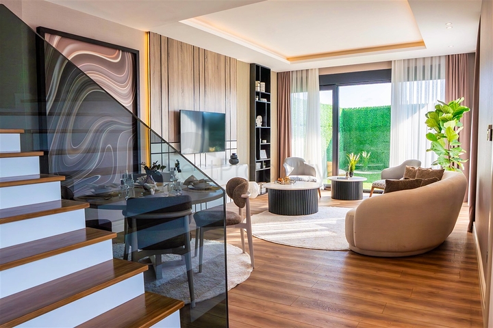 Виллы планировки 4+1 в районе Дошемеалты - Анталия 