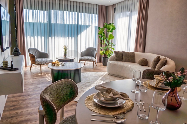 Виллы планировки 4+1 в районе Дошемеалты - Анталия 