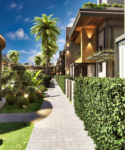 Виллы планировки 4+1 в районе Дошемеалты - Анталия 