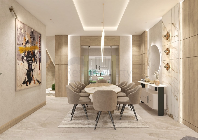 Виллы планировки 4+1 в районе Дошемеалты - Анталия 