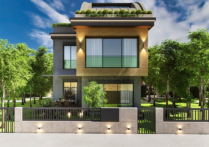 Виллы планировки 4+1 в районе Дошемеалты - Анталия 