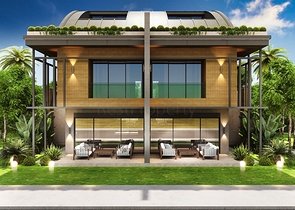 Виллы планировки 4+1 в районе Дошемеалты - Анталия 