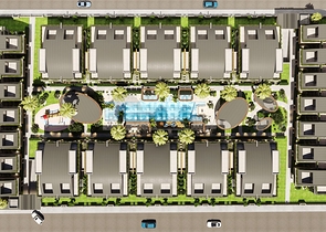 Виллы планировки 4+1 в районе Дошемеалты - Анталия 