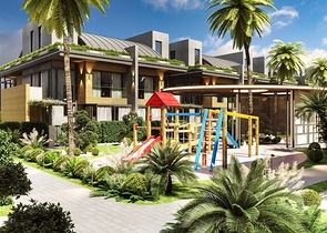 Виллы планировки 4+1 в районе Дошемеалты - Анталия 