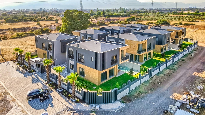 Виллы планировки 5+1 в районе Дошемеалты - Анталия