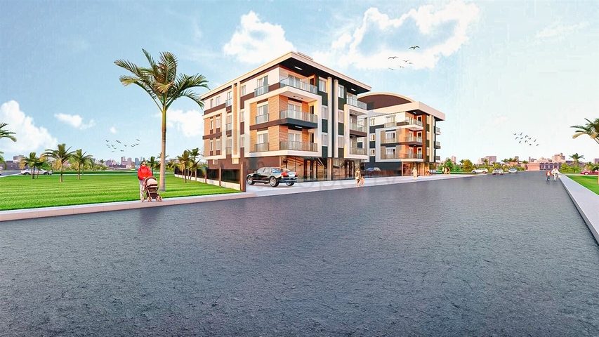 Квартира планировки 2+1 в районе Кепез - Анталия 