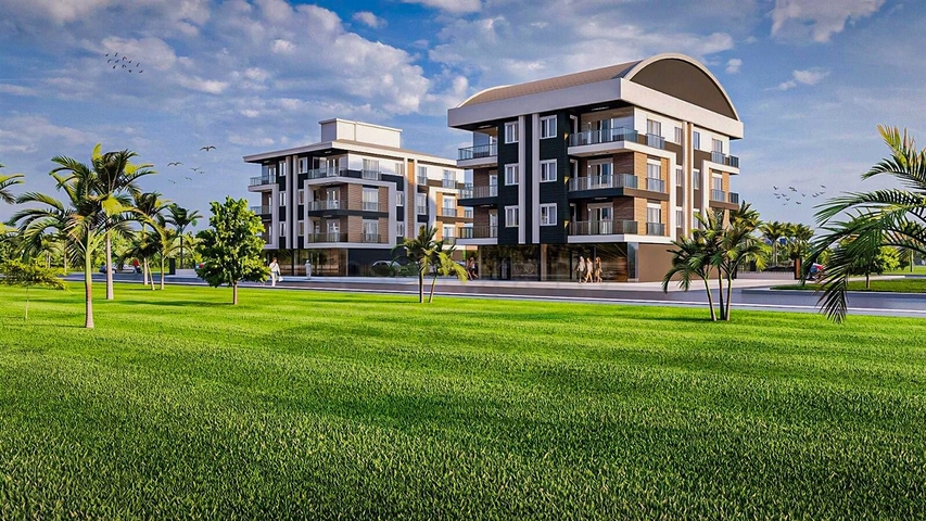 Квартира планировки 2+1 в районе Кепез - Анталия 