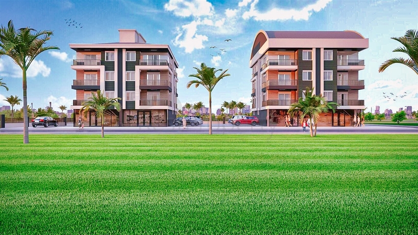 Квартира планировки 2+1 в районе Кепез - Анталия 