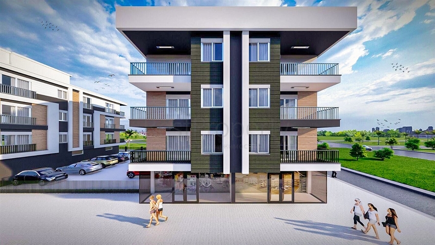 Квартира планировки 2+1 в районе Кепез - Анталия 