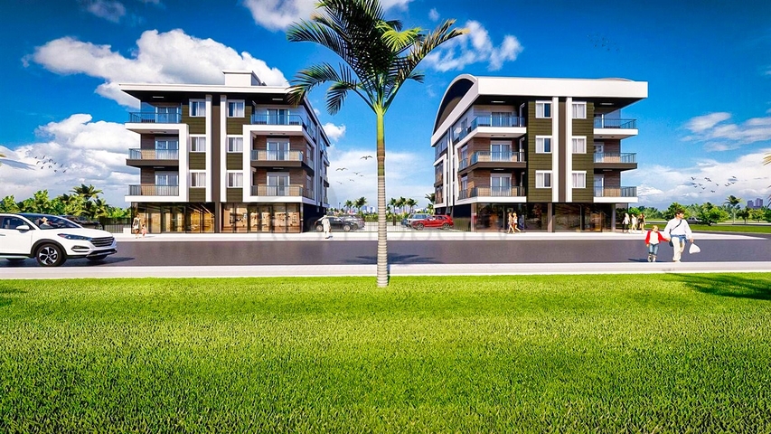 Квартира планировки 2+1 в районе Кепез - Анталия 