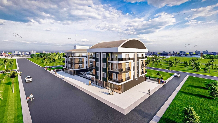 Квартира планировки 2+1 в районе Кепез - Анталия 