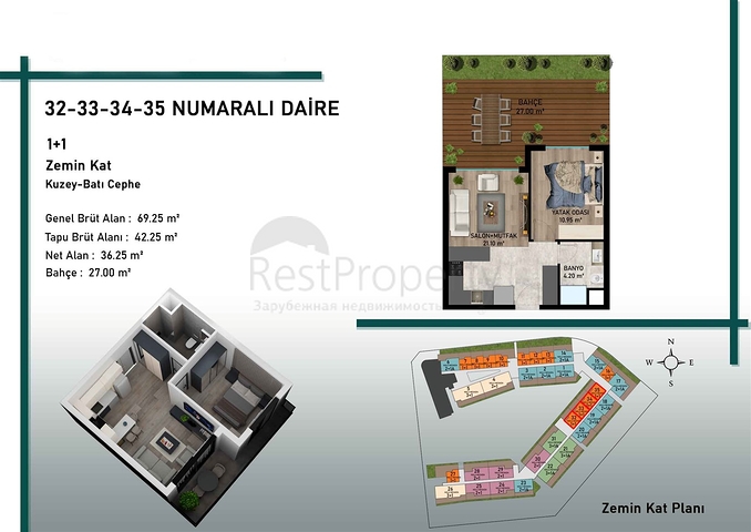 Инвестиционный проект в районе Алтынташ - Анталия