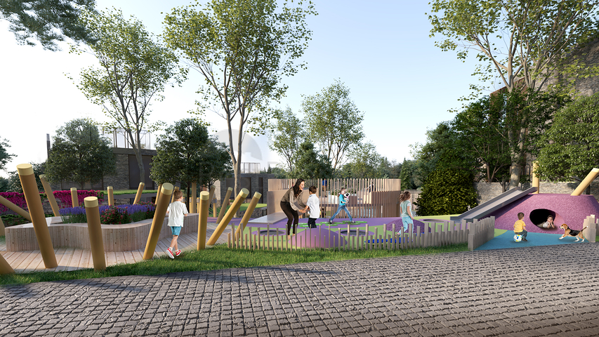 Виллы в районе Чекмекёй с потрясающим панорамным видом на лес